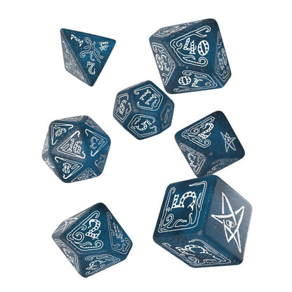 Call of Cthulhu terninger sett Abyssal & White (7)