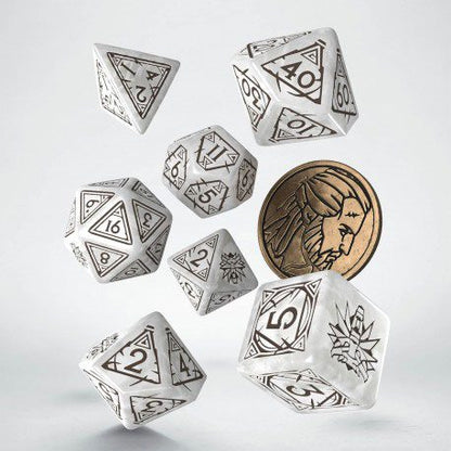 De Witcher -dobbelstenen stelden Geralt the White Wolf (7)