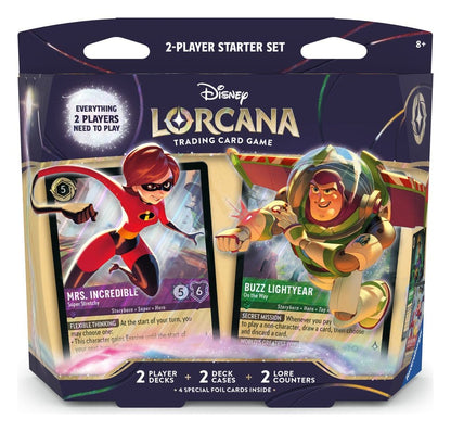 Disney Lorcana TCG 2-spiller startsett *Engelsk utgave*