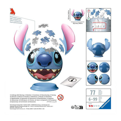 Lilo & Stitch 3D slagalica s ušima (77 komada)