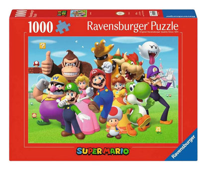 Nintendo Challenge Jigsaw Puzzle Super Mario (1000 stykker)