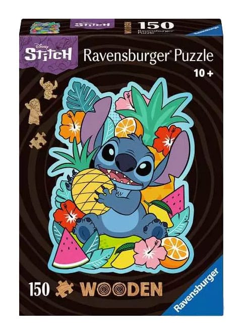 Disney Wooden Jigsaw Puzzle Stitch (150 stykker)