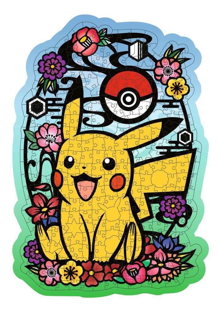 Pokémon ahşap yapboz bulmaca pikachu (300 adet)