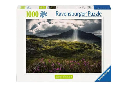 Power of Nature Jigsaw Puzzle Mysterious Mountains (1000 stykker)