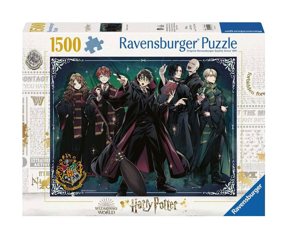 Harry Potter Jigsaw Puzzle Gryffindor vs. Slytherin (1500 stykker)