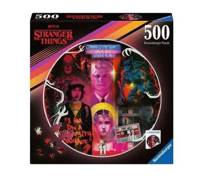 Stranger Things Ronde Legpuzzel Friends Don't Lie (500 stukjes)