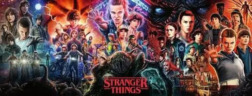 Stranger Things Puzzle Diğer Tarafta Görüşürüz (Panorama) (1000 parça)