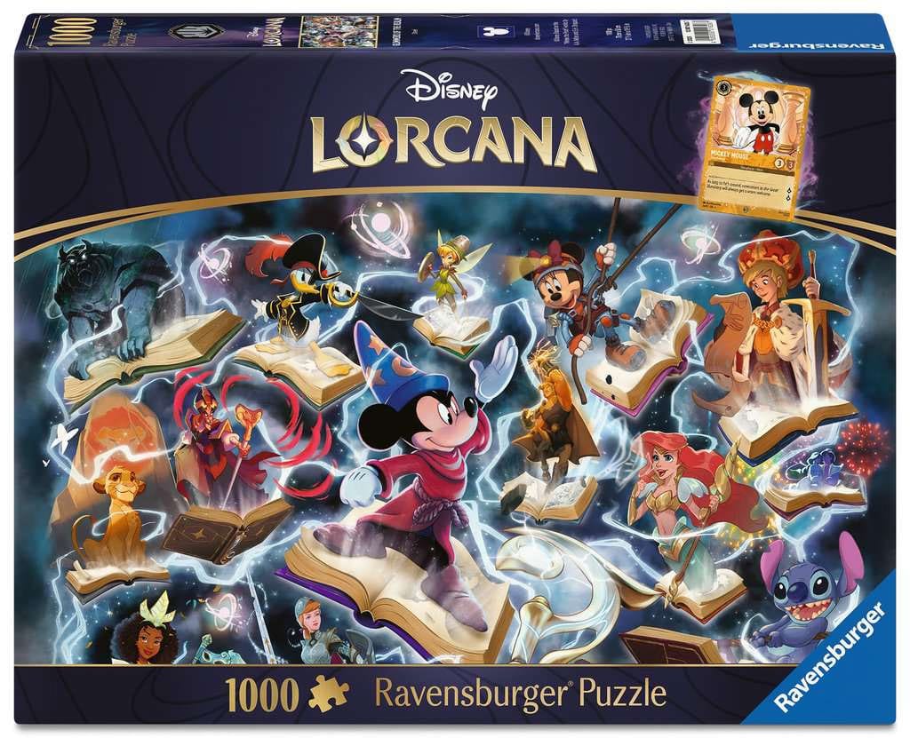 Disney Lorcana Jigsaw Puzzle Barlumi del Regno: Acciaio (1000 pezzi)