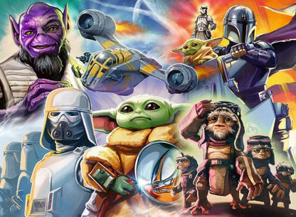 Puzzle The Mandalorian e Grogu (500 pezzi)