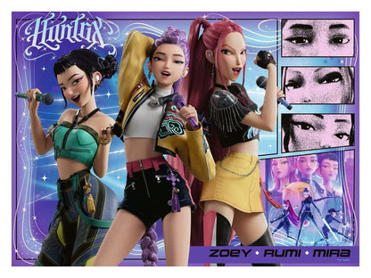 KPop Demon Hunters barnpussel Glada fans, glad Honmoon! (100 stycken XXL)