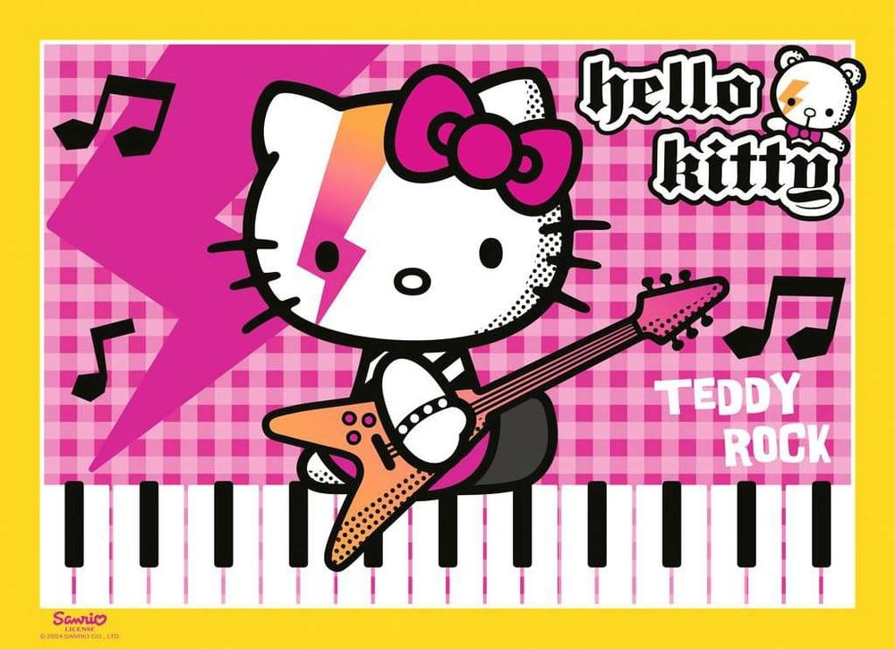 Hello Kitty Yapboz 4'lü Paket Hadi Gidelim, Hello Kitty! (4x100 Adet)