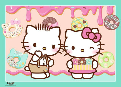 Hello Kitty Yapboz 4'lü Paket Hadi Gidelim, Hello Kitty! (4x100 Adet)