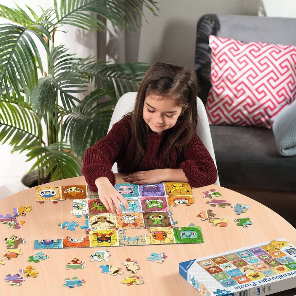 Pokémon Puzzle pour enfants Pokémon Faces (100 pièces XXL)