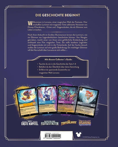 Disney Lorcana TCG Book Le guide officiel du collectionneur : sets 1 à 4 *Version allemande*