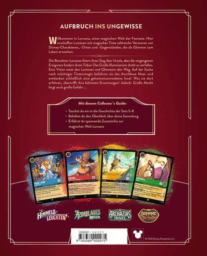 Disney Lorcana TCG Book Le guide officiel du collectionneur : sets 5-8 *Version allemande*