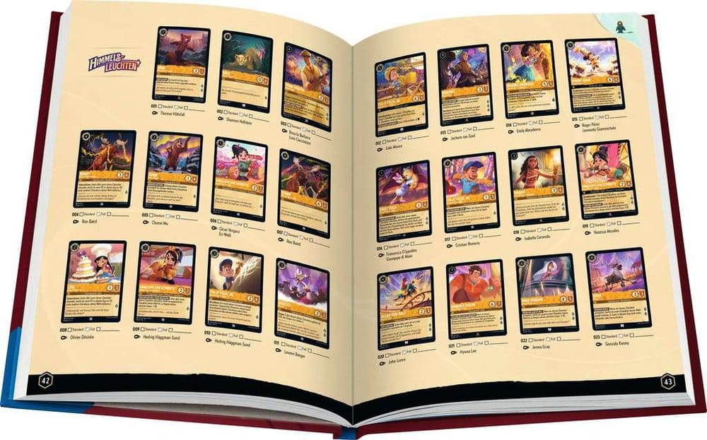 Disney Lorcana TCG Book Le guide officiel du collectionneur : sets 5-8 *Version allemande*