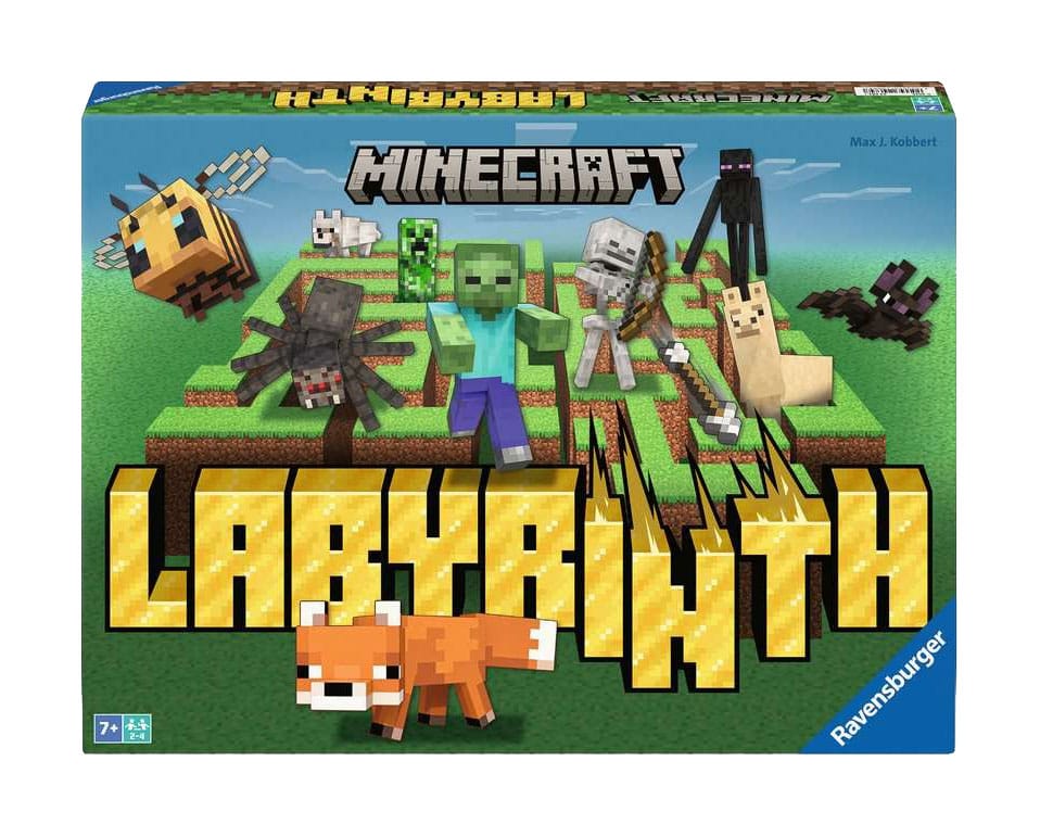 Jeu de société minecraft labyrinthe