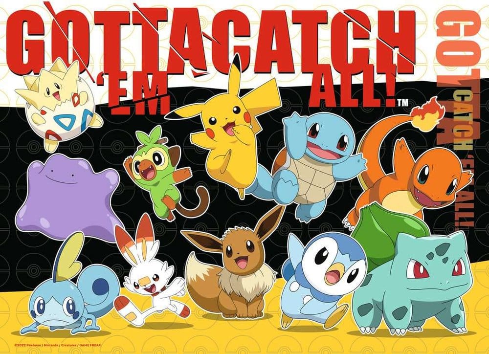 Pokémon Puzzle 4-Pack Pokémon Copains (4x100 pièces)
