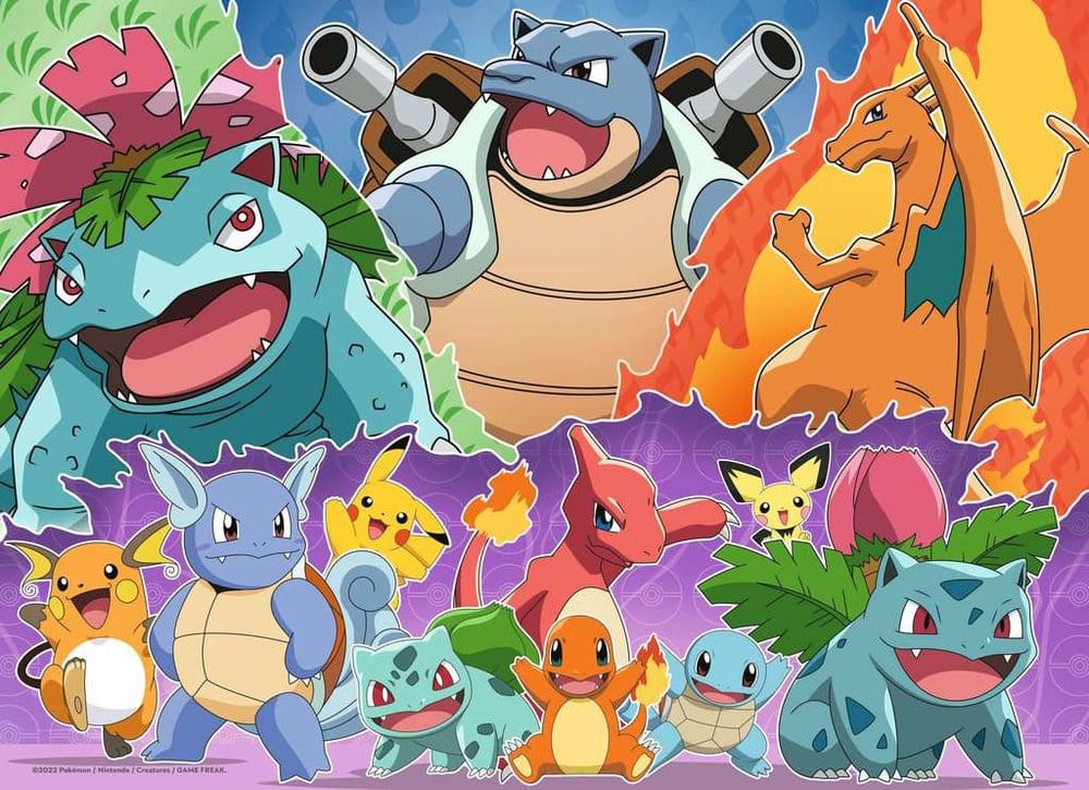 Pokémon Puzzle 4-Pack Pokémon Copains (4x100 pièces)