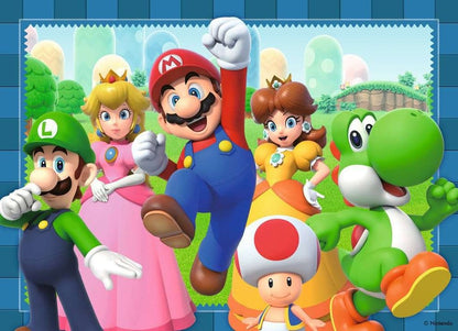 Super Mario Puzzle 4-pack tid for Mario! (4x100 stykker)