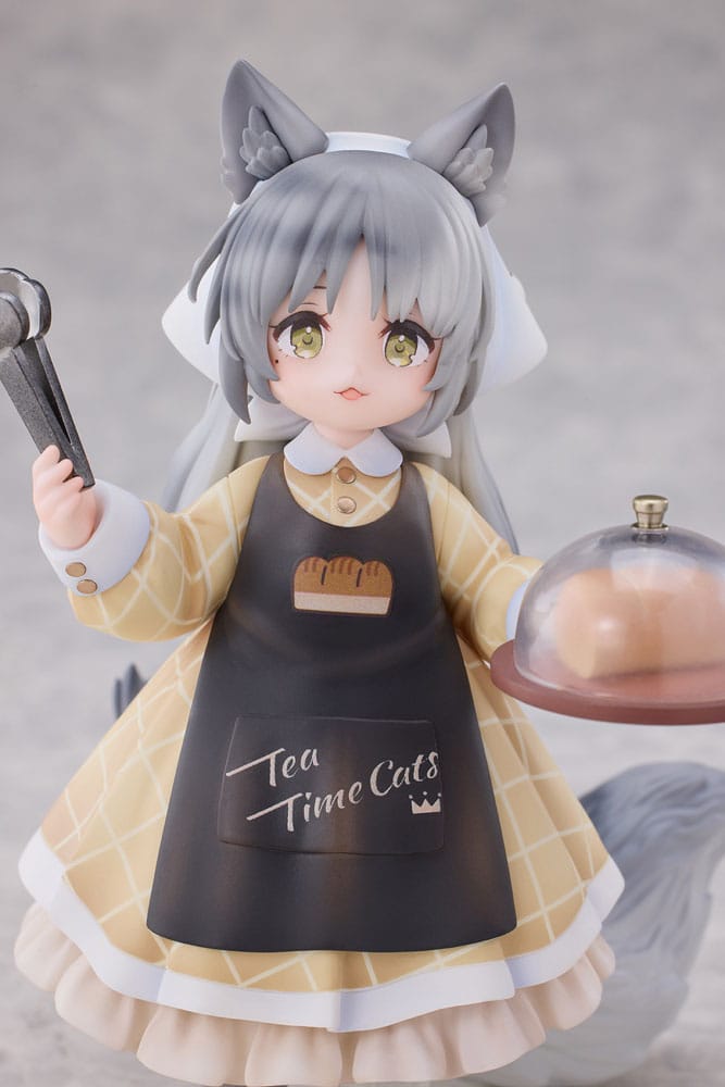 Decorated Life Collection PVC-Statue Tea Time Cats – Cat Town Bakery Staff & Customer Set 12 cm