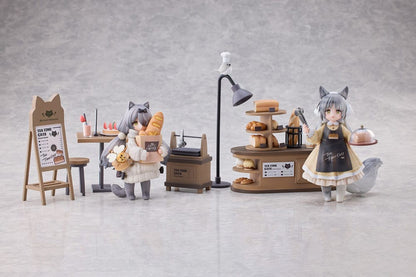 Decorated Life Collection PVC-Statue Tea Time Cats – Cat Town Bakery Staff & Customer Set 12 cm