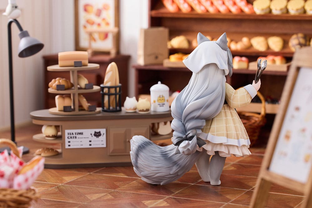 Decorated Life Collection PVC-Statue Tea Time Cats – Cat Town Bakery Staff & Customer Set 12 cm