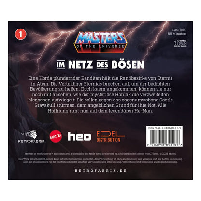Masters of the Universe Radio Play CD Episode 1: IM Netz des Bösen *Tysk version *