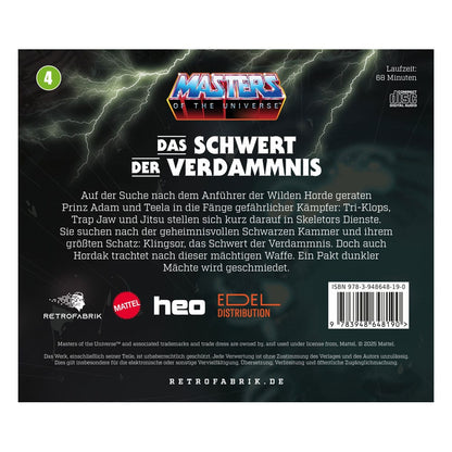 Masters of the Universe Radio Play CD Episode 4: Das Schwert der Verdammnis *Tysk version *