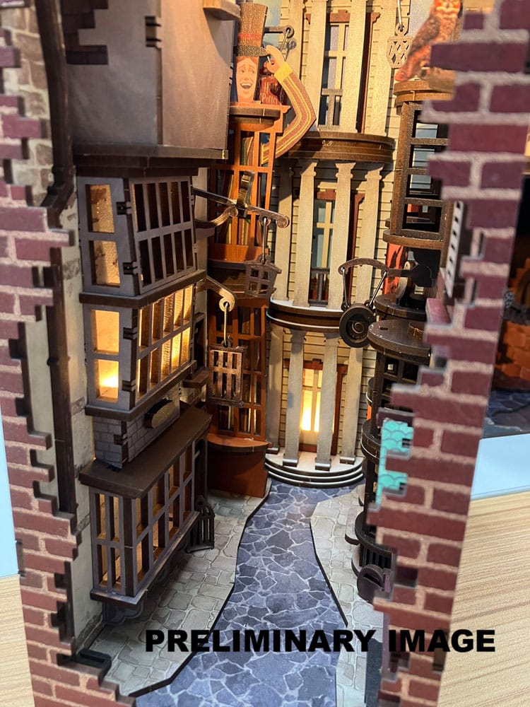 Harry Potter Tiny Adventures Buch Nook Mini Diorama Diagon Alley 23 cm