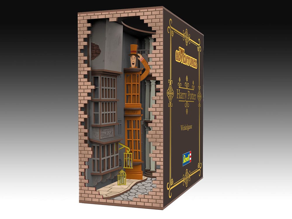 Harry Potter Tiny Adventures Buch Nook Mini Diorama Diagon Alley 23 cm