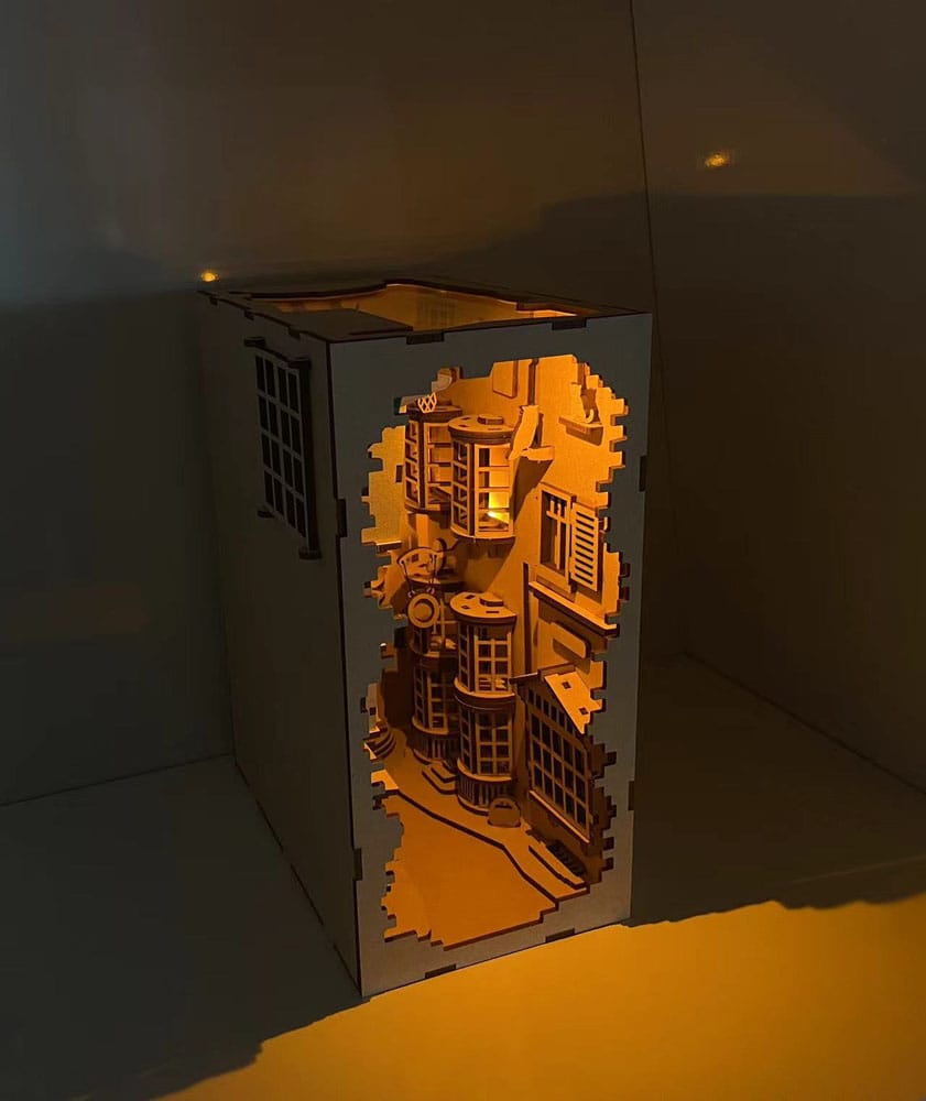 Harry Potter Tiny Adventures Buch Nook Mini Diorama Diagon Alley 23 cm
