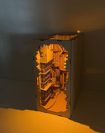 Harry Potter Tiny Adventures Buch Nook Mini Diorama Diagon Alley 23 cm