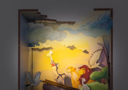 Disney Tiny Adventures Book Nook Mini Diorama The Lion King 23 CM