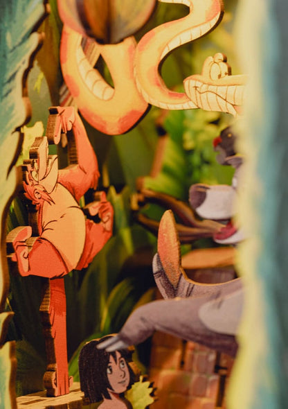 Disney Tiny Adventures Book Nook Mini Diorama Jungle Book 23 cm