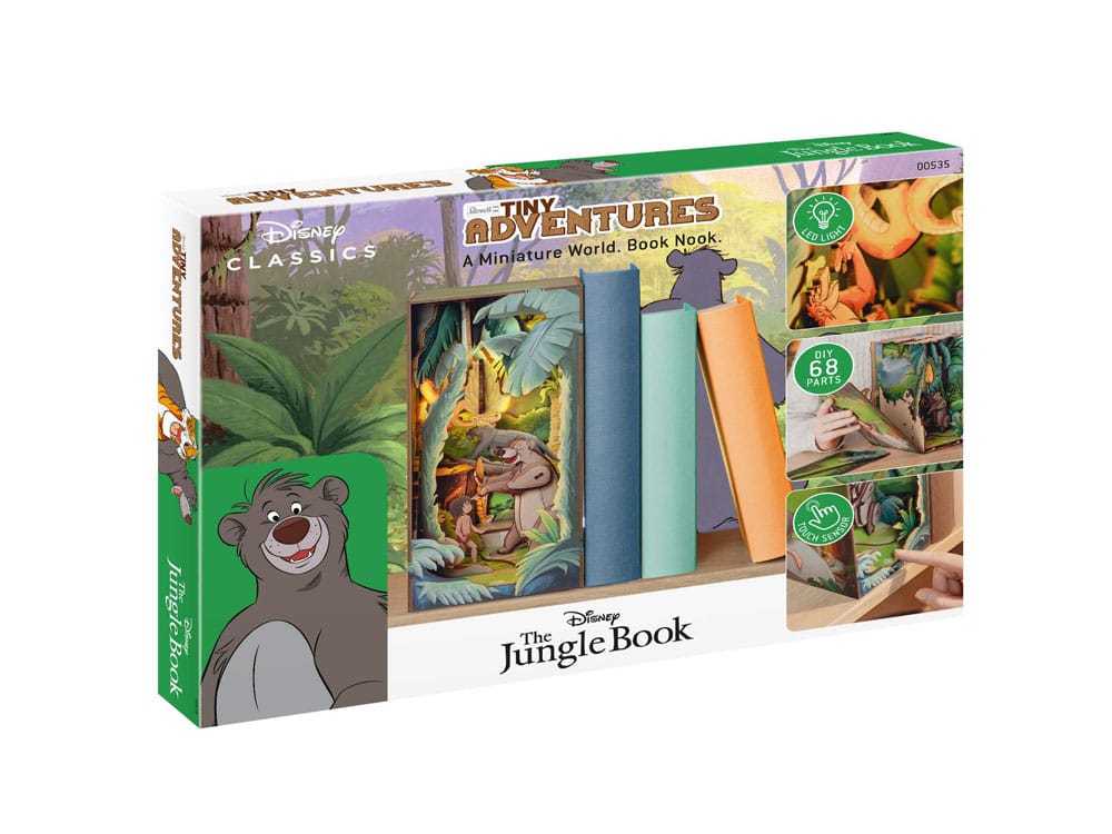 Disney Tiny Adventures Book Nook Mini Diorama Jungle Book 23 cm