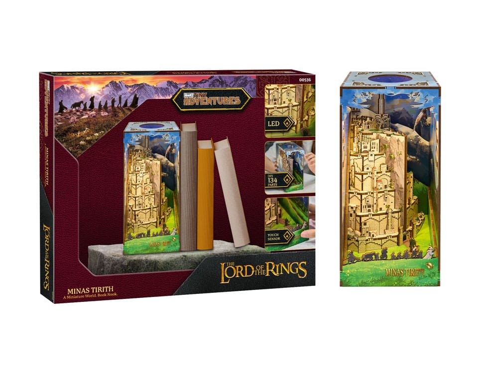 The Lord of the Rings Tiny Adventures Boek Nook Mini Diorama Minas Tirith 23 cm