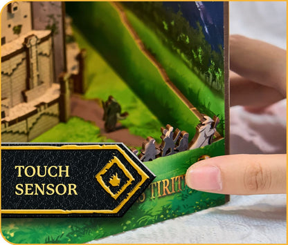 The Lord of the Rings Tiny Adventures Boek Nook Mini Diorama Minas Tirith 23 cm