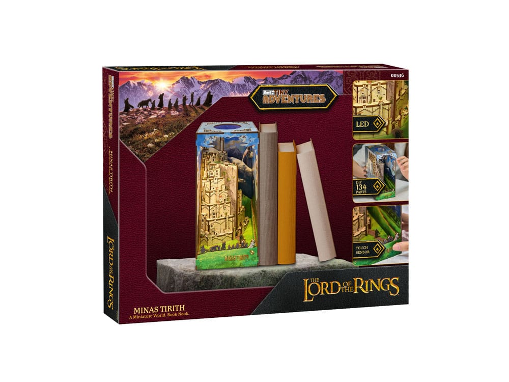 The Lord of the Rings Tiny Adventures Boek Nook Mini Diorama Minas Tirith 23 cm