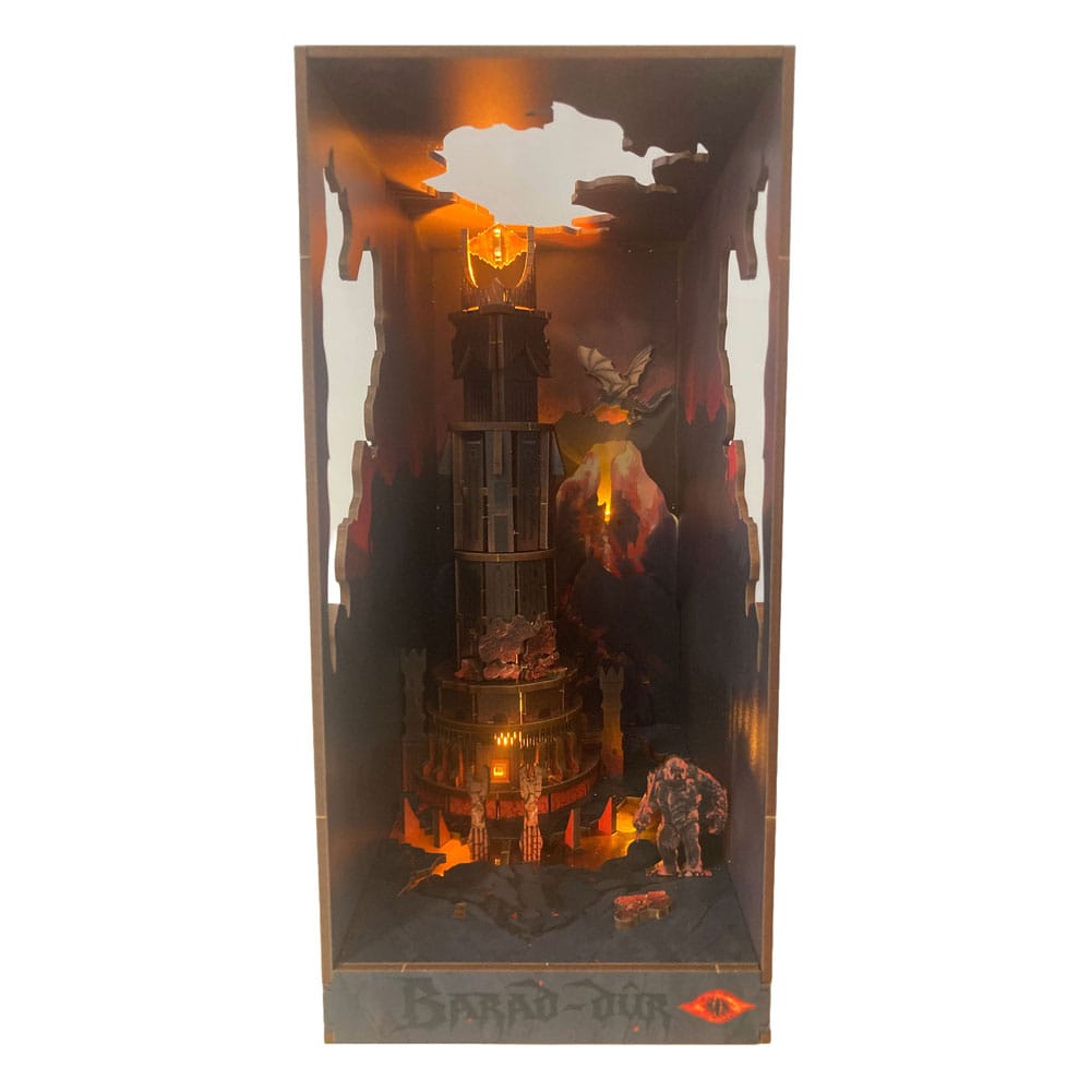 Le Seigneur des Anneaux Tiny Adventures Book Nook Mini Diorama Barad-Dûr 23 cm