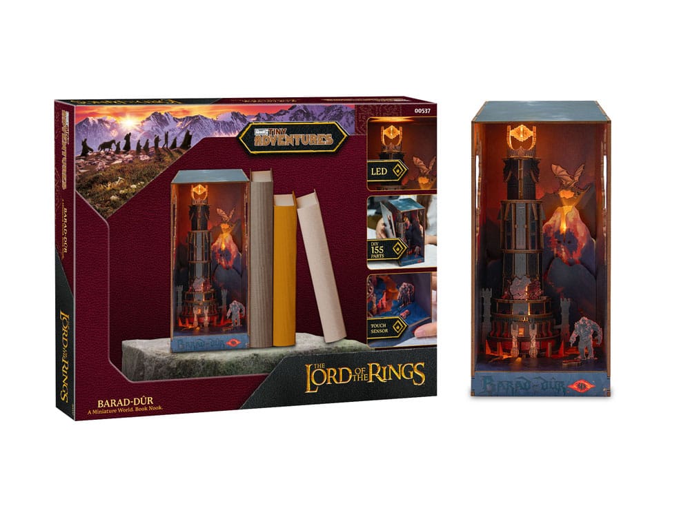 Le Seigneur des Anneaux Tiny Adventures Book Nook Mini Diorama Barad-Dûr 23 cm