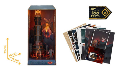 Le Seigneur des Anneaux Tiny Adventures Book Nook Mini Diorama Barad-Dûr 23 cm