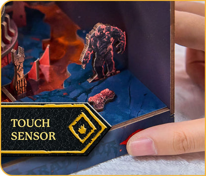 Le Seigneur des Anneaux Tiny Adventures Book Nook Mini Diorama Barad-Dûr 23 cm