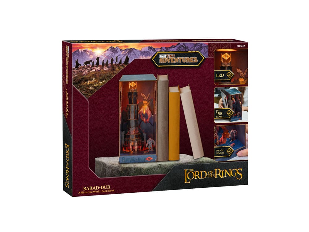 Le Seigneur des Anneaux Tiny Adventures Book Nook Mini Diorama Barad-Dûr 23 cm