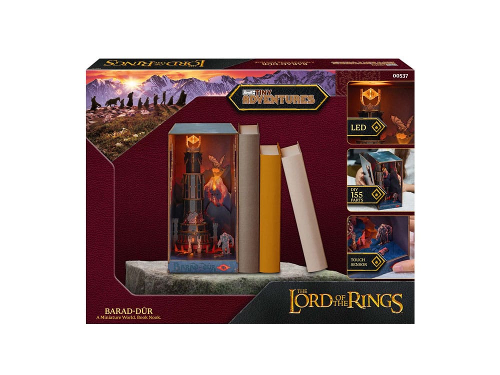 Le Seigneur des Anneaux Tiny Adventures Book Nook Mini Diorama Barad-Dûr 23 cm
