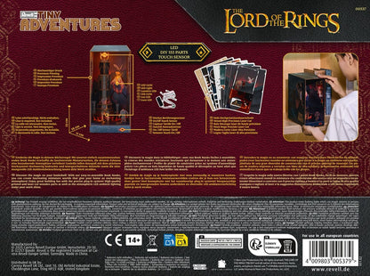 Il Signore degli Anelli Tiny Adventures Book Nook Mini Diorama Barad-Dûr 23 cm