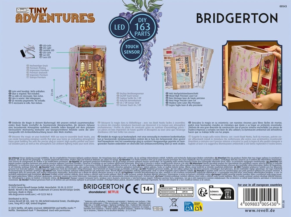 Bridgerton Tiny Adventures Boek Nook Mini Diorama Into the Light 18 cm