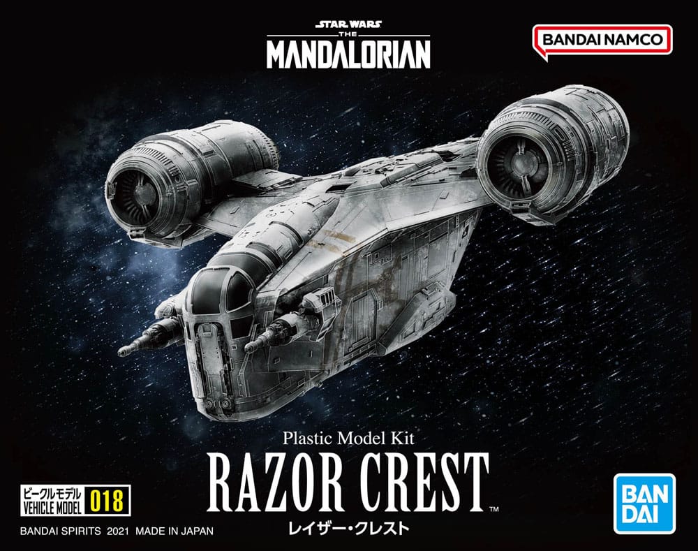 Kit modello di plastica di Star Wars 1/144 Razor Crest