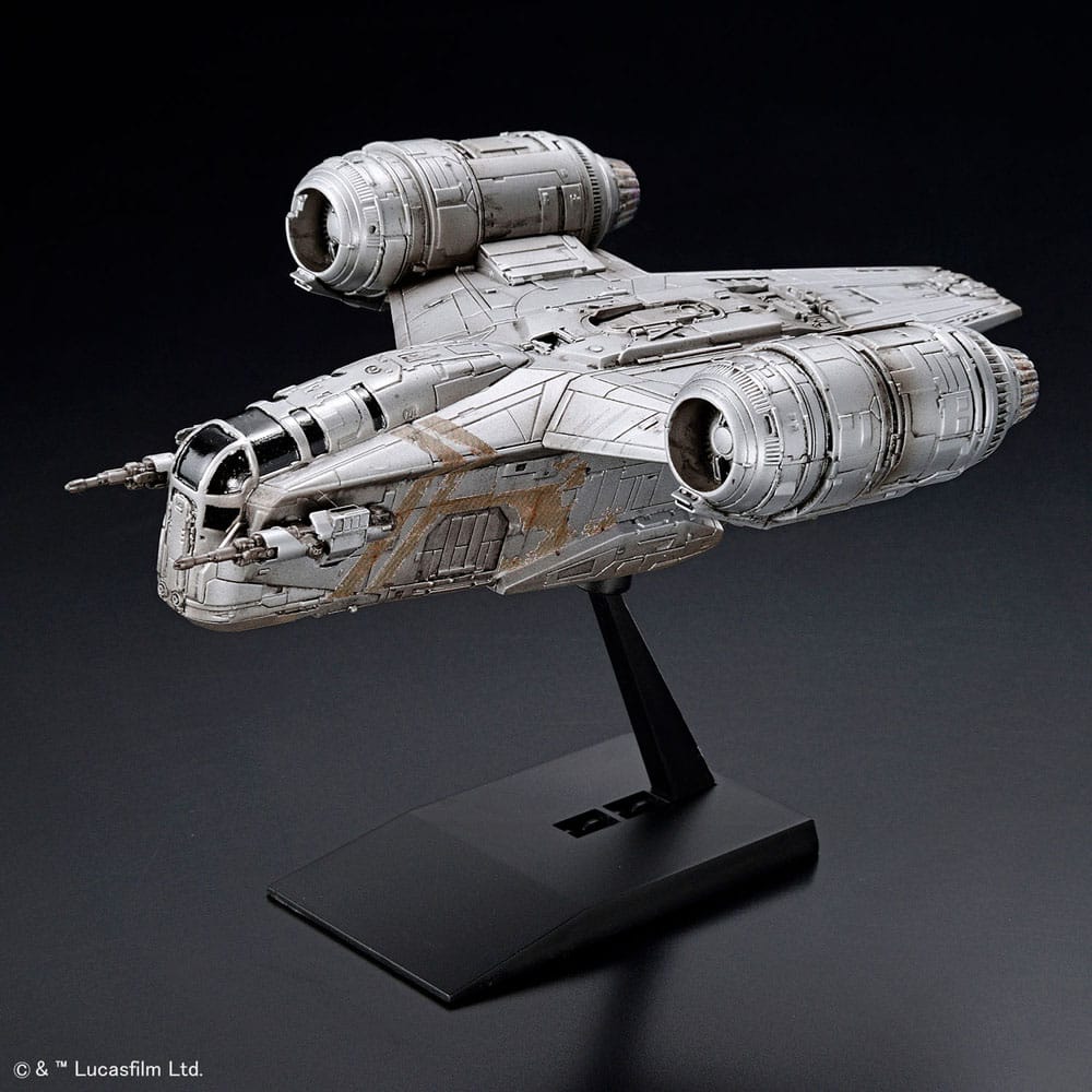 Kit modello di plastica di Star Wars 1/144 Razor Crest