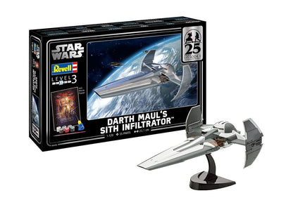 STAR Wars Episodio I Model Kit Gift Set 1/120 Sith Infiltrator di Darth Maul 22 cm